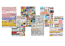 072-9033 - H0 - Schilder …  Sächsische Schmalspurbahnen, Weißeritztalbahn